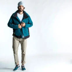 Tribord Blouson De Voile - Veste De Pluie Sailing 500 Homme Pétrole Jaune -Pêche Soldes blouson de voile veste de pluie sailing 500 homme petrole jaune 3