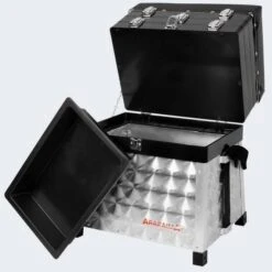 Boîte De Pêche Et Siège | 4 Niveaux | Grand Compartiment Principal | Aluminium -Pêche Soldes boite de peche et siege 4 niveaux grand compartiment principal aluminium 4