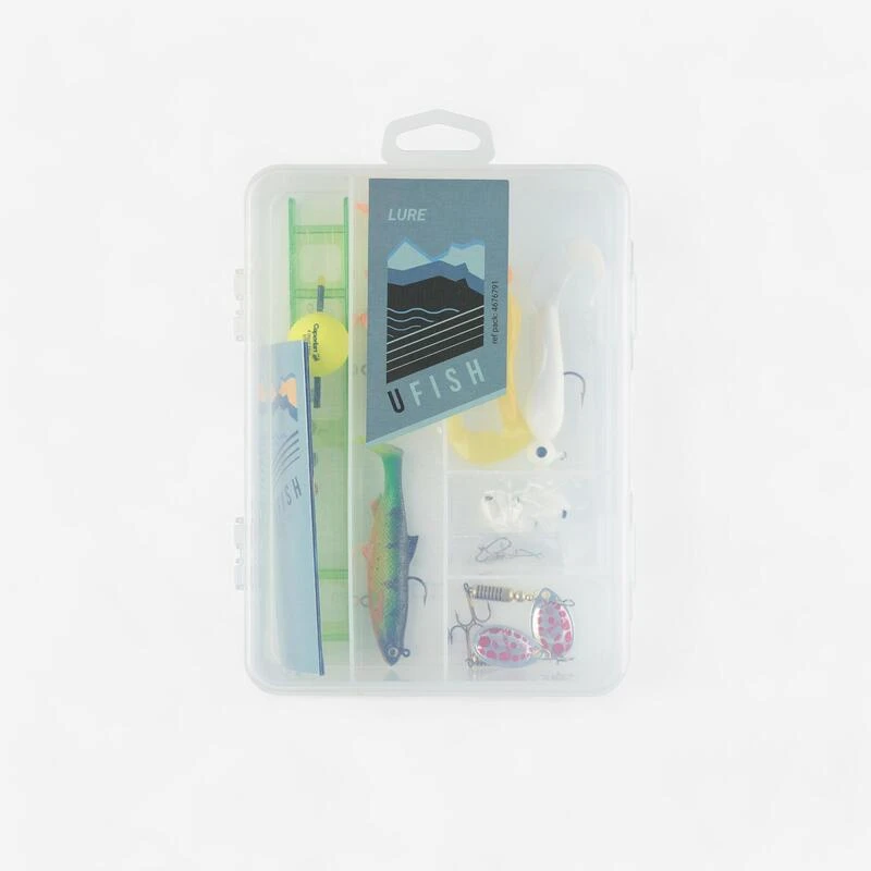 BOITE UFISH DECOUVERTE PÊCHE LEURRE 3 BOITE UFISH DECOUVERTE PÊCHE LEURRE