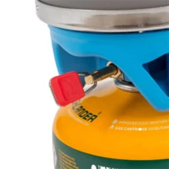 HIGHLANDER Brûleur à Gaz Pour Autocuiseur Fastboil MKIII 1,1 Litre - Bleu -Pêche Soldes bruleur a gaz pour autocuiseur fastboil mkiii 11 litre bleu 2