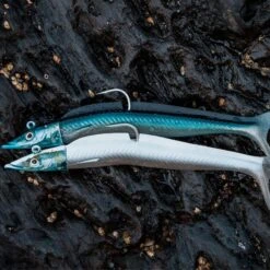 COMBO Leurres Souples Shad Lançon EELO 200 48gr NATURAL -Pêche Soldes combo leurres souples shad lancon eelo 200 48gr natural 3