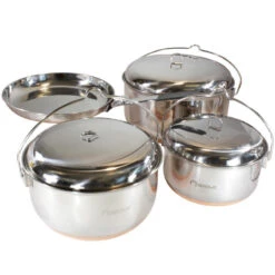 EAGLE Products Ensemble De Poêles En Acier Inoxydable - 4 Pièces - LAVVU -Pêche Soldes eagle products ensemble de poeles en acier inoxydable 4 pieces lavvu 2