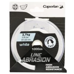 Fil Line Abrasion White 1000m Pêche En Mer -Pêche Soldes fil line abrasion white 1000m peche en mer 8