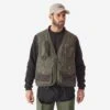 GILET De Pêche 500 Kaki -Pêche Soldes gilet de peche 500 kaki