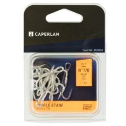 Hameçon TRIPLE TIN Pêche En Mer 10 Hameçon TRIPLE TIN Pêche En Mer -Pêche Soldes hamecon triple tin peche en mer 2