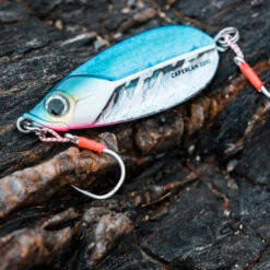 JIG Biastos Slow 90gr BLEU PHOSPHO Pêche Au Jigging -Pêche Soldes jig biastos slow 90gr bleu phospho peche au jigging 5