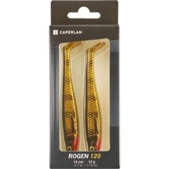 LEURRE SOUPLE BROCHET SHAD ROGEN 120 GOLD X2 -Pêche Soldes leurre souple brochet shad rogen 120 gold x2 3