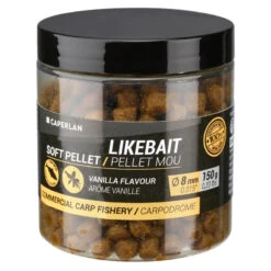 LIKEBAIT SOFT PELLET 8MM VANILLE -Pêche Soldes likebait soft pellet 8mm vanille 1