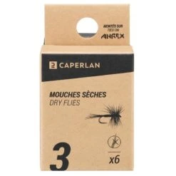 MOUCHES SECHES HRK3 X6 5 MOUCHES SECHES HRK3 X6 -Pêche Soldes mouches seches hrk3 x6 1