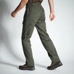 PANTALON CARGO RESISTANT STEPPE 300 VERT -Pêche Soldes pantalon cargo resistant steppe 300 vert 2