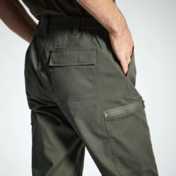 PANTALON CARGO RESISTANT STEPPE 300 VERT -Pêche Soldes pantalon cargo resistant steppe 300 vert 4