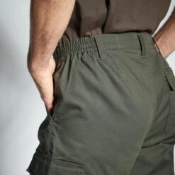 PANTALON CARGO RESISTANT STEPPE 300 VERT -Pêche Soldes pantalon cargo resistant steppe 300 vert 5