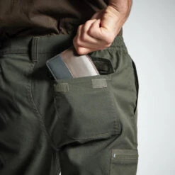 PANTALON CARGO RESISTANT STEPPE 300 VERT -Pêche Soldes pantalon cargo resistant steppe 300 vert 6