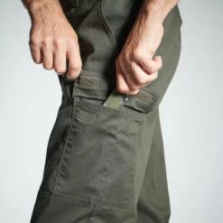 PANTALON CARGO RESISTANT STEPPE 300 VERT -Pêche Soldes pantalon cargo resistant steppe 300 vert 7