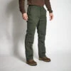 PANTALON CHASSE CHAUD VERT 100 -Pêche Soldes pantalon chasse chaud vert 100
