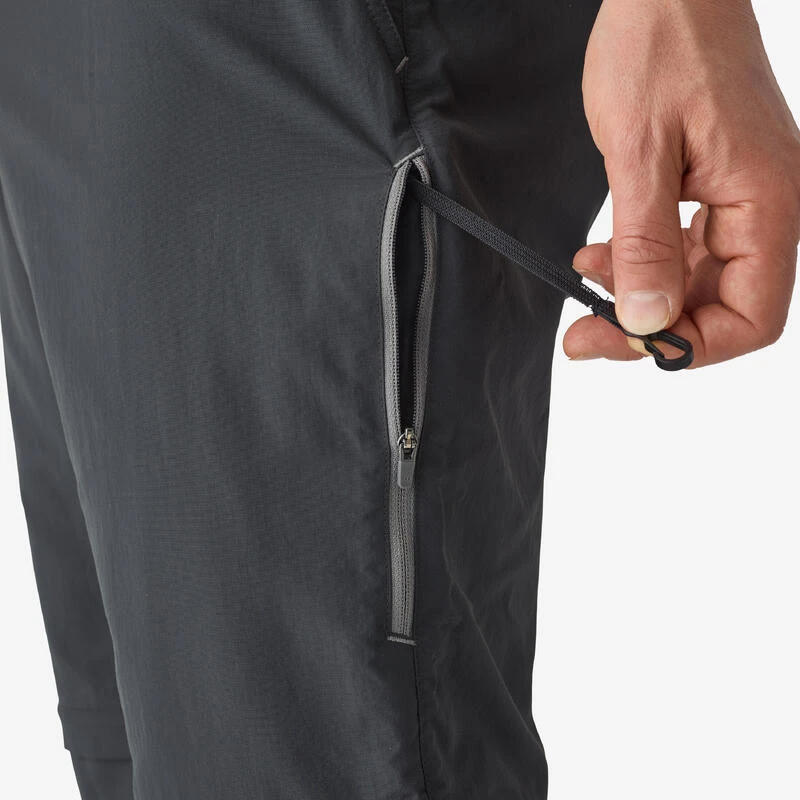 Pantalon De Pêche Convertible UPF50+ Homme - FT 500 ANTI-UV Gris 9 Pantalon De Pêche Convertible UPF50+ Homme - FT 500 ANTI-UV Gris – Image 7