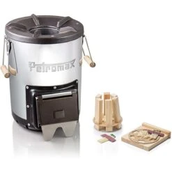 Petromax RF33 Rocket Stove Set - Comprend 10 Kits De Feu -Pêche Soldes petromax rf33 rocket stove set comprend 10 kits de feu 2