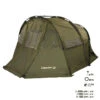 Tente Bivvy Pêche De La Carpe TANKER FRONTVIEW -Pêche Soldes tente bivvy peche de la carpe tanker frontview