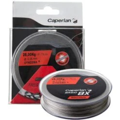 TRESSE PECHE AUX LEURRE TX8 GRISE 300M 35/100 6 TRESSE PECHE AUX LEURRE TX8 GRISE 300M 35/100 -Pêche Soldes tresse peche aux leurre tx8 grise 300m 35100 1